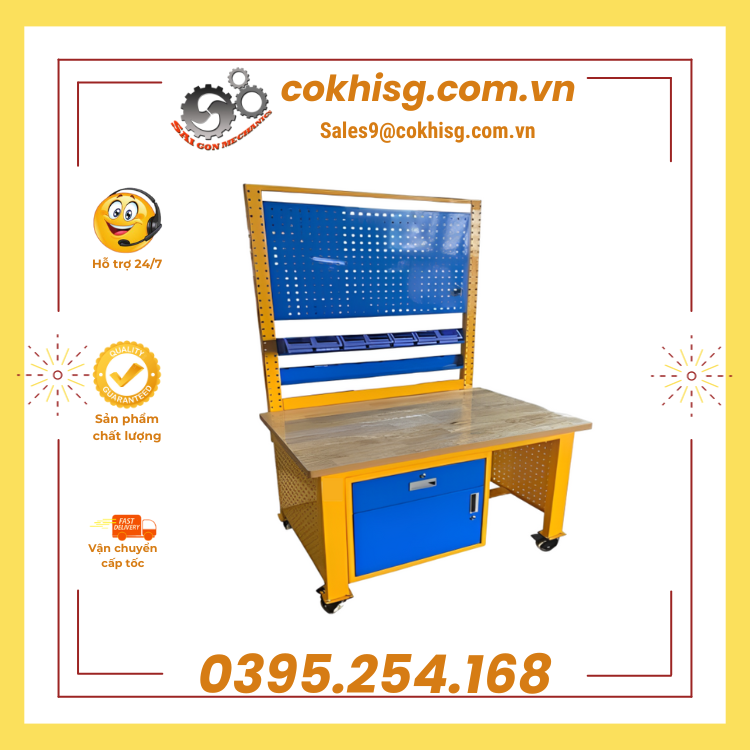 Bàn thao tác sửa chữa cơ khí công nghiệp